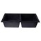 Alfi Brand Black 34" Undermount Dbl Bowl Granite Composite Kitchen Sink AB3420UM-BLA - alternate 4